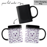 Unique Pet Gift, Badly Drawn Minimalist - Personalized Dog Mug
