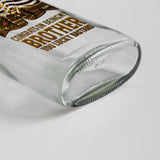 Congrat On Being My Brother - Personalized Sibling Wine Bottle