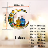 I'm Always With You - Personalized Memorial Window Hanging Suncatcher Ornament