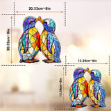 You Are My Penguin - Personalized Penguin Lover Window Hanging Suncatcher Ornament