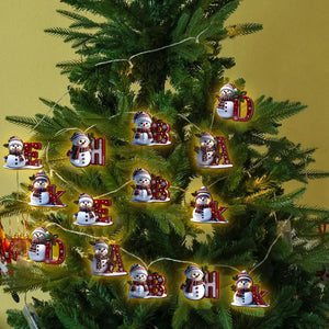 Happy Family - Personalized Family String Lights