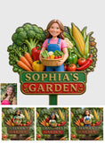 My Lovely Garden - Personalized Gardening 3D Printed Cut Metal Sign