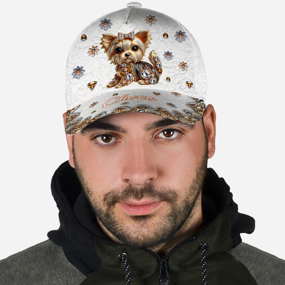 I Love My Dogs - Personalized Dog Classic Cap