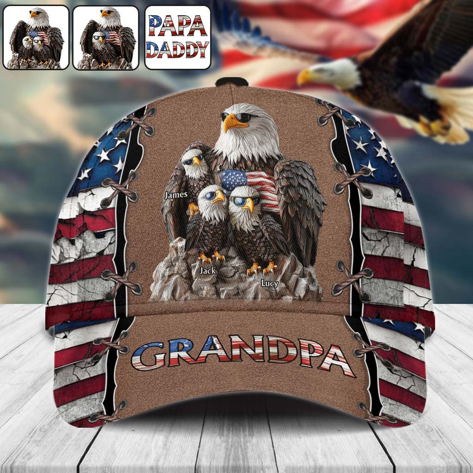 Pride Papa - Personalized Father Classic Cap