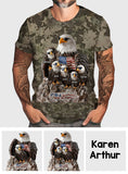 Strong Papa - Personalized Father All Over Shirt