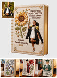 Floral Graduation - Personalized Graduation Leather Journal