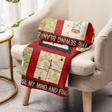Sewing is My Therapy - Personalized Sewing Blanket