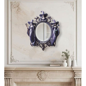Three Witches - Personalized Witch Wall Hanging Mirror