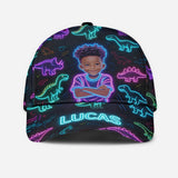 Dinosaur Pattern Custom From Photo - Personalized Kid Classic Cap