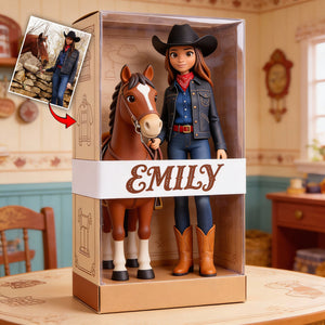 Cowgirl Gift - Personalized Cowgirl Custom Shaped Acrylic Plaque