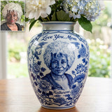 Custom Chinoiserie Style Gift For Mother/ Grandma/ Wife... - Personalized Mother Acrylic Pot