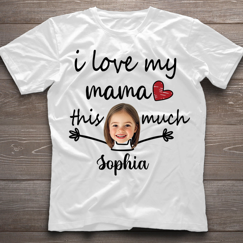 I Love You This Much - Personalized Kid T-shirt And Hoodie