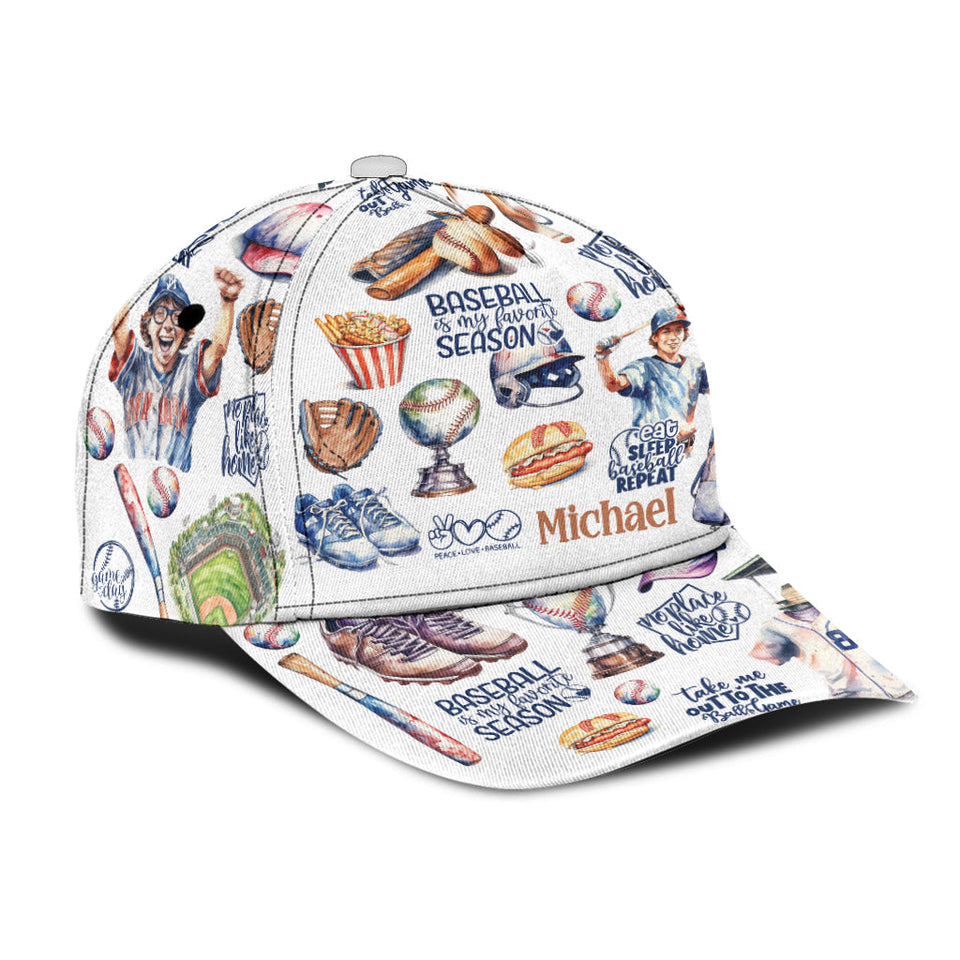 Love Baseball Season - Personalized Baseball Classic Cap