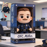 Police Gifts - Personalized Police Officer Custom Shaped Acrylic Plaque