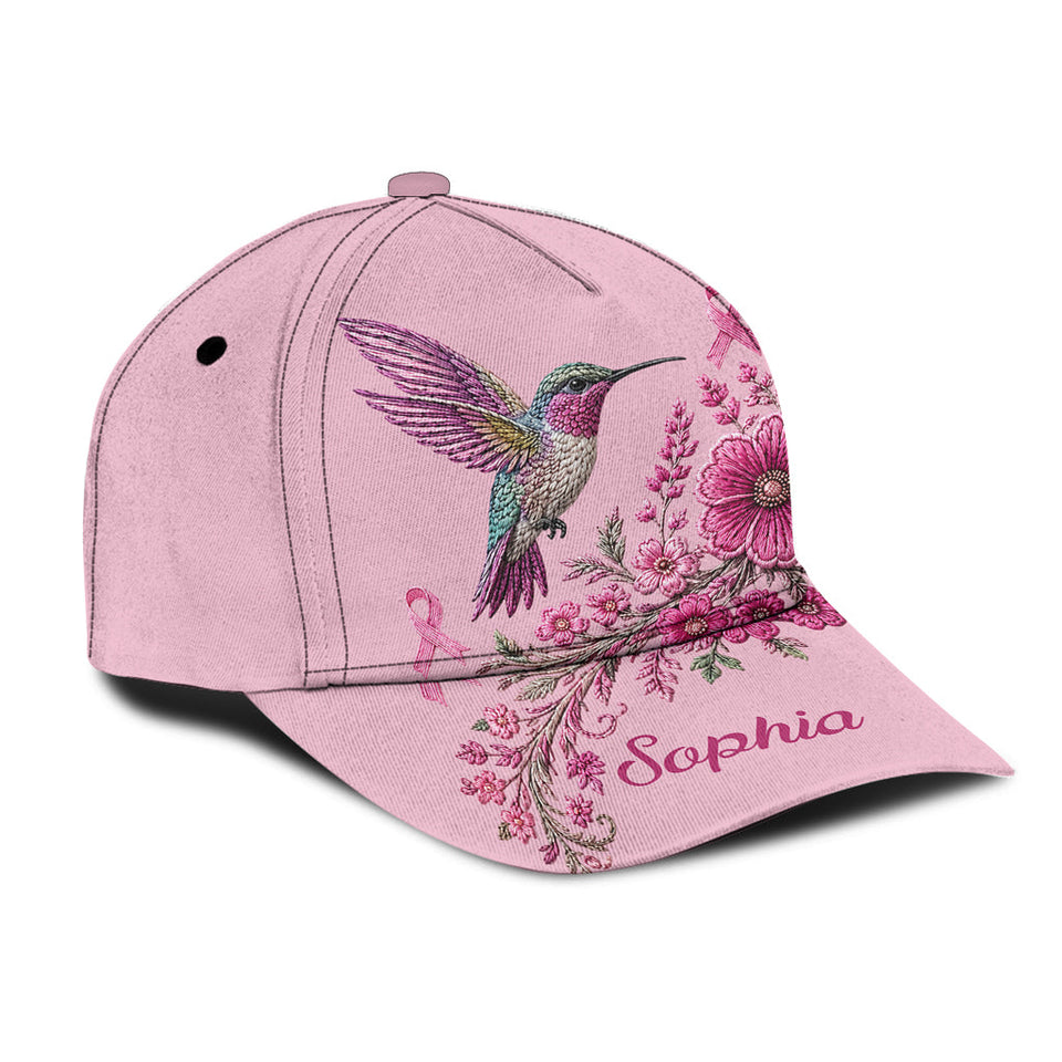 Faith Hope Love - Personalized Breast Cancer Awareness Classic Cap