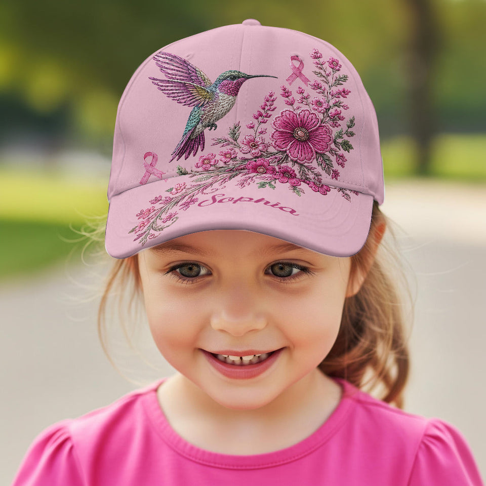 Faith Hope Love - Personalized Breast Cancer Awareness Classic Cap