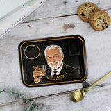 Whiskey And Cigar - Personalized Whisky Catch-All Tray