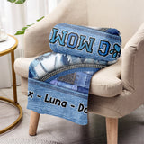 Cute Dogs - Personalized Dog Blanket