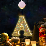 Colorful Initial - Personalized Family LED Light Ornament