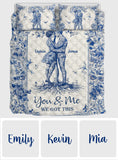 You & Me We Got This - Personalized Couple Quilt Set