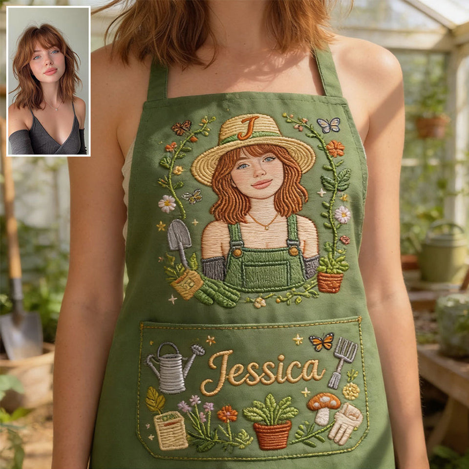 Love Gardening - Personalized Gardening Apron