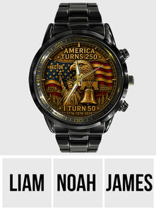 250 Anniversary - Personalized Birthday Hand Watch
