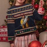 Hooked on Christmas - Personalized Fishing Ugly Sweater