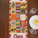 Home Decor Cinco de Mayo Outdoor, Indoor - Personalized Cinco de Mayo Table Runner