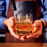 That Something So Fantastic - Personalized Father Whiskey Glass With Gift Box