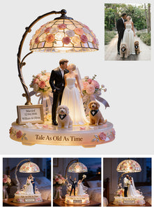 Romantic Anniversary - Personalized Wedding Anniversary Acrylic LED Night Light