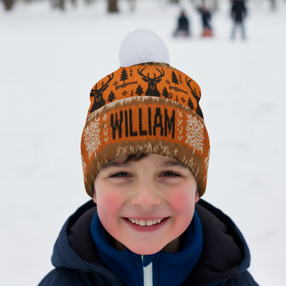 Deer Hunter - Personalized Hunting Beanie Hat