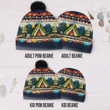Love Camping - Personalized Camping Beanie Hat