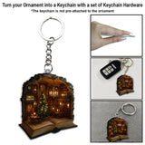 Bookstore Christmas - Personalized Book Ornament
