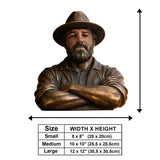 Every Man’s Signature Sign - Personalized Father Wooden Wall Mount Sign