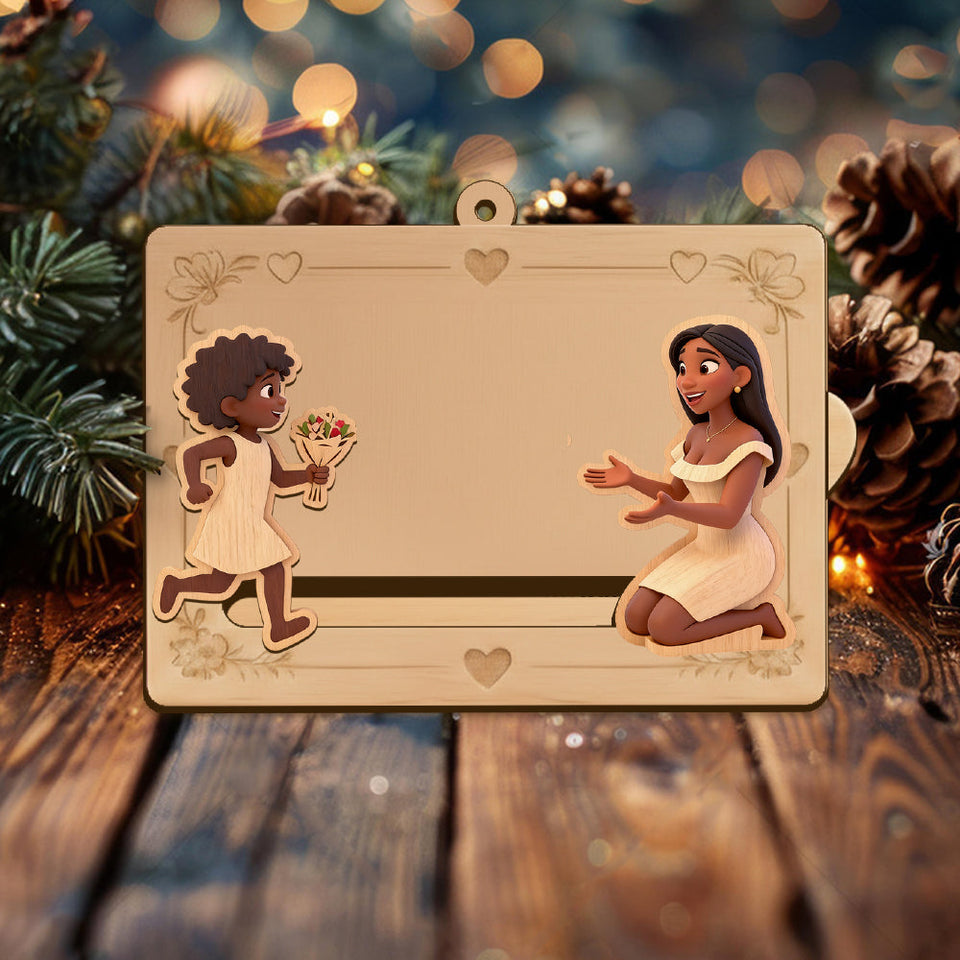 Message For Mother - Personalized Mother Sliding Ornament