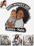 1st Mother's Day - Personalized Mother Magnet