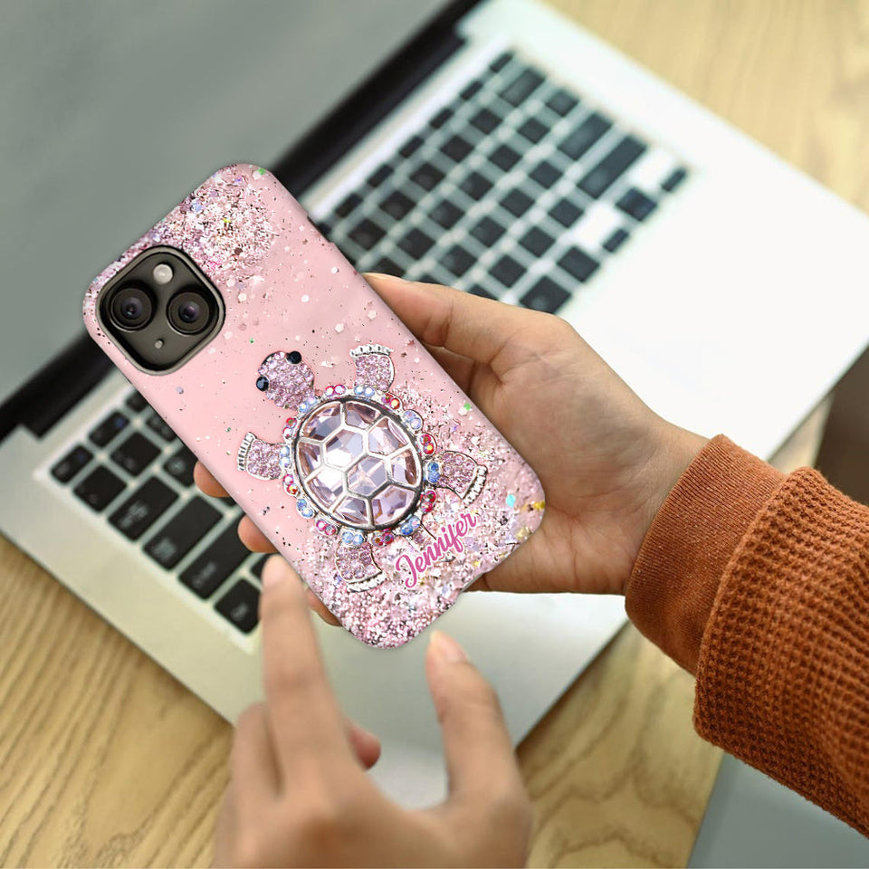 Just A Girl Who Loves Turtles - Personalized Turtle Full Print Phone Case