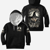 A Wee Bit Wicked - Personalized Witch All Over Shirt