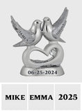 Anniversary Gifts - Personalized Couple Custom Shaped Acrylic Plaque