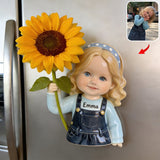 Blooming Joy - Personalized Kid Magnetic Flower Vase