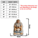 Custom Any Photo Doing Dad Shit - Personalized Father Non-Slip Tufted Rug