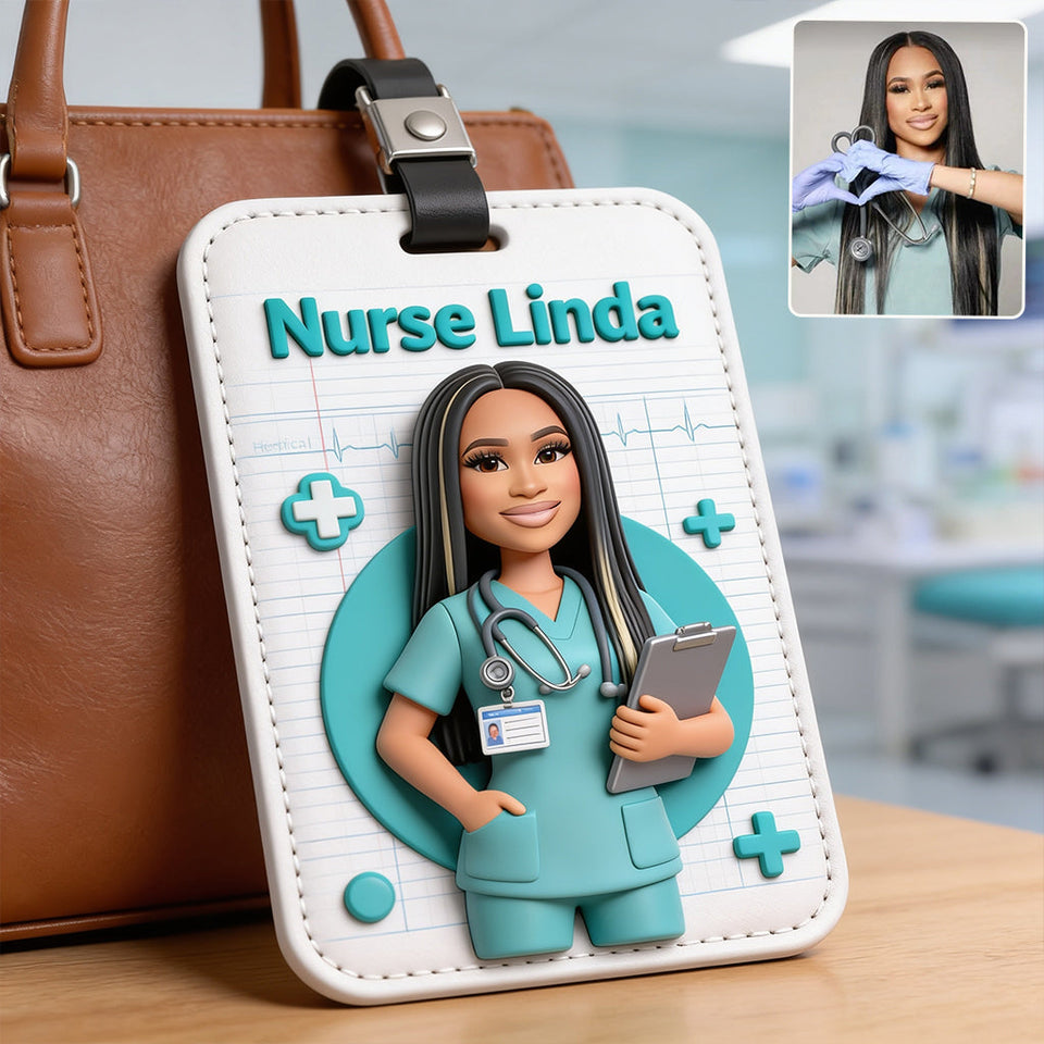 Nurse Bag Tag - Personalized Nurse Luggage Tag