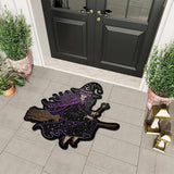 Flying Witch - Personalized Witch Non-Slip Tufted Rug