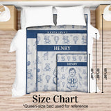 Custom Any Photo, Any Letter - Personalized Kid Blanket