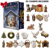 24 Days to the Manger - Personalized Christian Folded Advent Calendar With Ornaments