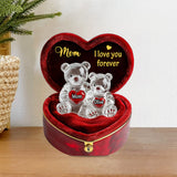 I Love You Mom - Personalized Mother Custom Shaped Acrylic Plaque