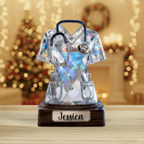 Love Nurse Life - Personalized Nurse Custom Shaped Acrylic Plaque