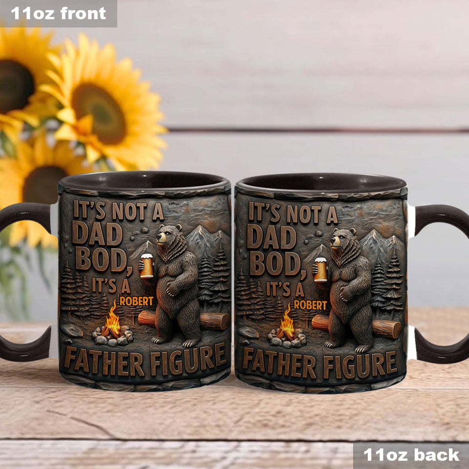 It's Not A Dad Bob - Personalized Father Accent Mug