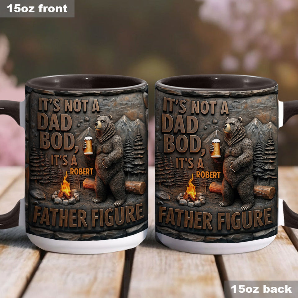 It's Not A Dad Bob - Personalized Father Accent Mug