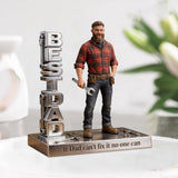 Custom Any Photo - Personalized Father Custom Shaped Acrylic Plaque